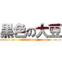 黒色の大豆 (black soy)