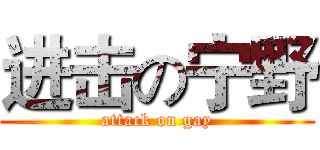 进击の宁野 (attack on gay)