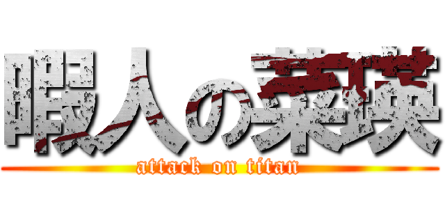 暇人の菜瑛 (attack on titan)