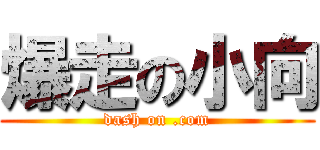 爆走の小向 (dash on .com)
