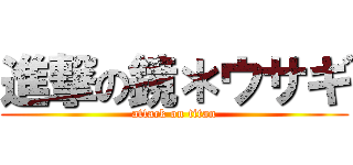 進撃の鏡＊ウサギ (attack on titan)