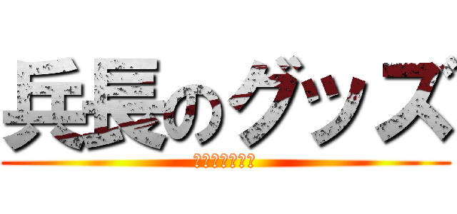 兵長のグッズ (たくさんあるよ)