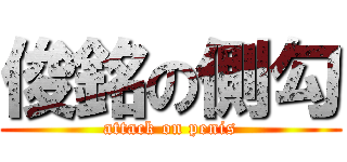 俊銘の側勾 (attack on penis)