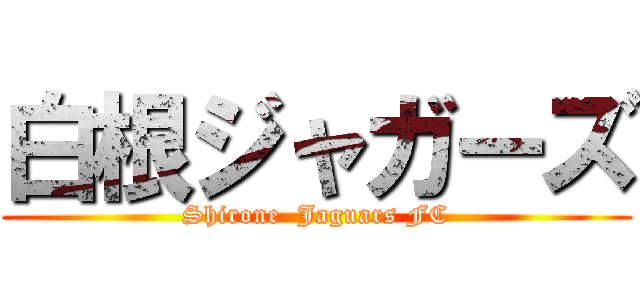 白根ジャガーズ (Shirone  Jaguars FC)