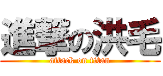 進撃の洪毛 (attack on titan)