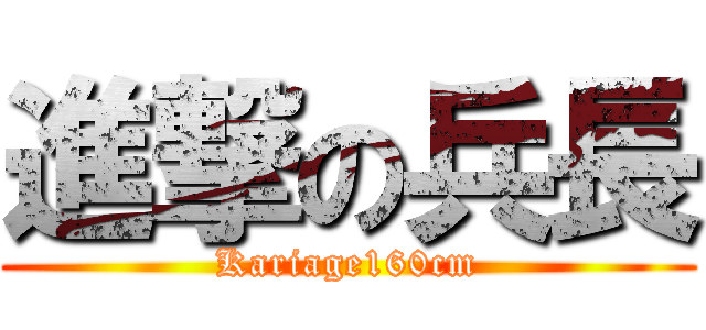 進撃の兵長 (Kariage160cm)