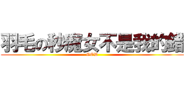 羽毛の秒魔女不是我的錯 (GOD)