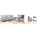 進撃の猫 ねこ (attack on cat)