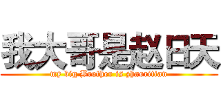 我大哥是赵日天 (my big Brother is zhaoritian)