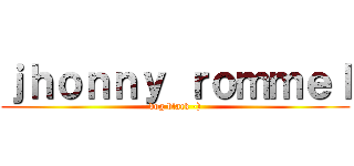 ｊｈｏｎｎｙ ｒｏｍｍｅｌ (dog black -))