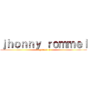 ｊｈｏｎｎｙ ｒｏｍｍｅｌ (dog black -))