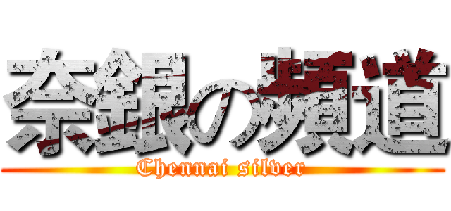 奈銀の頻道 (Chennai silver)