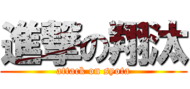 進撃の翔汰 (attack on syota)