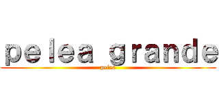 ｐｅｌｅａ ｇｒａｎｄｅ (pelea)