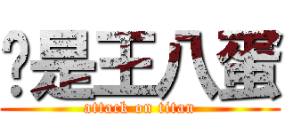 妳是王八蛋 (attack on titan)