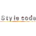 Ｓｔｙｌｅ ｃｏｄｅ (樣式代碼 (スタイルコード))