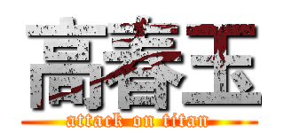 高春玉 (attack on titan)