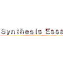 Ｓｙｎｔｈｅｓｉｓ Ｅｓｓａｙ (attack on titan)