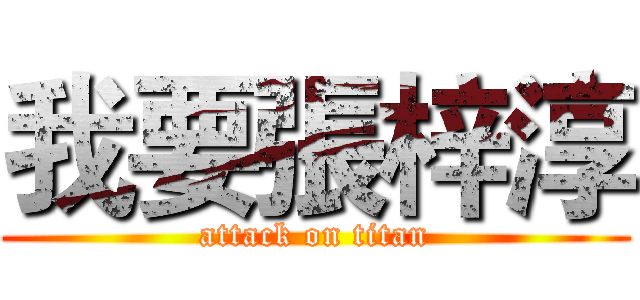 我要張梓淳 (attack on titan)