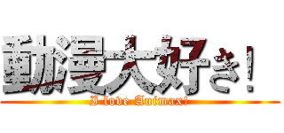 動漫大好き！ (I love Animax!)