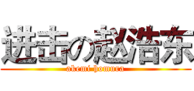 进击の赵浩东 (akemi homura)