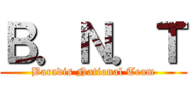 Ｂ．Ｎ．Ｔ (Baradis National Team)