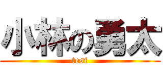 小林の勇太 (test)