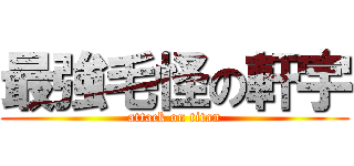 最強毛怪の軒宇 (attack on titan)
