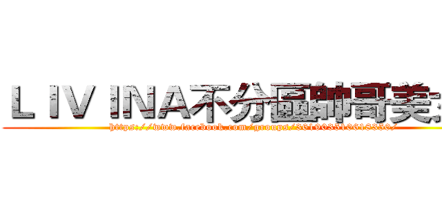 ＬＩＶＩＮＡ不分區帥哥美女團 (https://www.facebook.com/groups/361903510618350/)