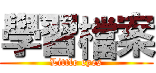 學習檔案 (Little eyes)