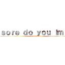 ｓｏｒｅ ｄｏ ｙｏｕ ｉｍｉ？ (naniittennnoo)