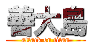 善大島 (attack on titan)