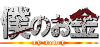 僕のお金 (my money)