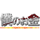 僕のお金 (my money)