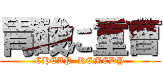 胃酸に重曹 (CHEAP  REMEDY)