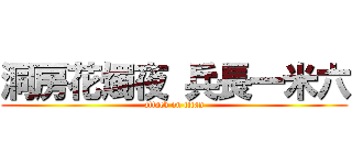 洞房花燭夜 兵長一米六 (attack on titan)