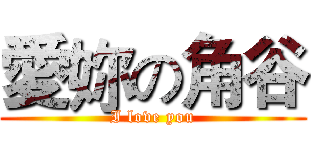 愛妳の角谷 (I love you)