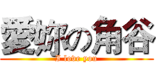 愛妳の角谷 (I love you)