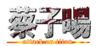 蔡子暘 (attack on titan)