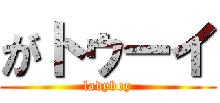 がトゥーイ (ladyboy)
