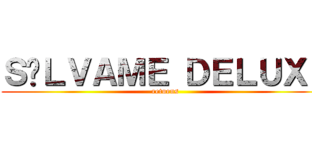ＳÁＬＶＡＭＥ ＤＥＬＵＸＥ (returns)