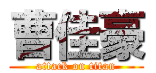 曹佳豪 (attack on titan)