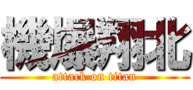 機爆翔北 (attack on titan)