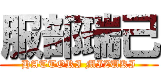 服部瑞己 (HATTORI MIZUKI)