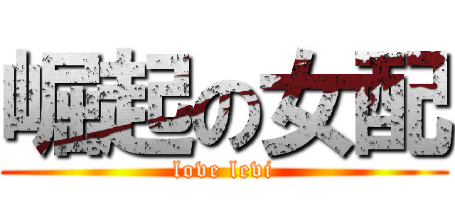 崛起の女配 (love levi)