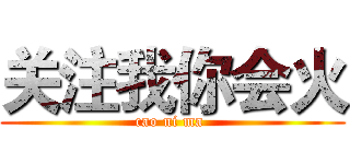 关注我你会火 (cao ni ma )