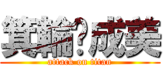 箕輪♡成美 (attack on titan)