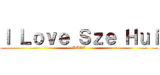 Ｉ Ｌｏｖｅ Ｓｚｅ Ｈｕｉ (LOVE)