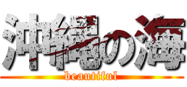 沖縄の海 (beautiful)