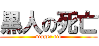 黒人の死亡 (nigger die)